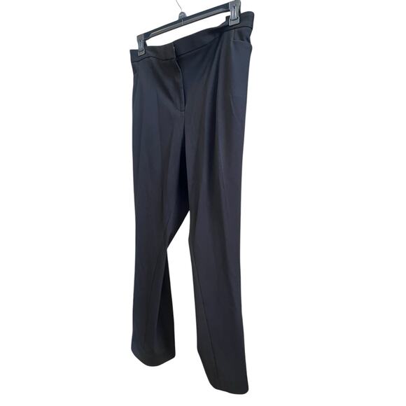 Calvin Klein Flat Front Ponte Ankle Dress Pants | Plus 24W, Black NEW! - Picture 4 of 16